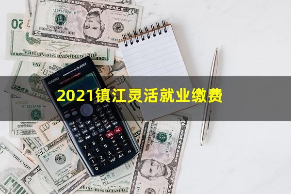 2021镇江灵活就业缴费