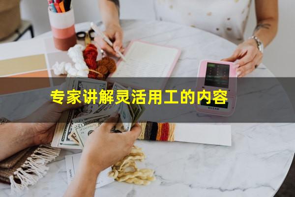 专家讲解灵活用工的内容