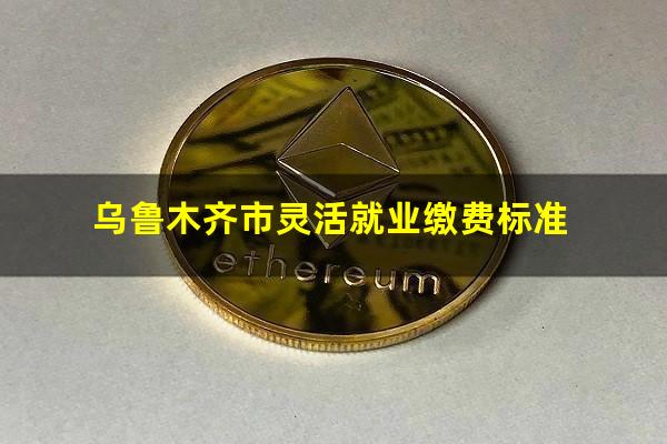 乌鲁木齐市灵活就业缴费标准