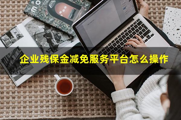 企业残保金减免服务平台怎么操作