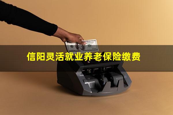 信阳灵活就业养老保险缴费