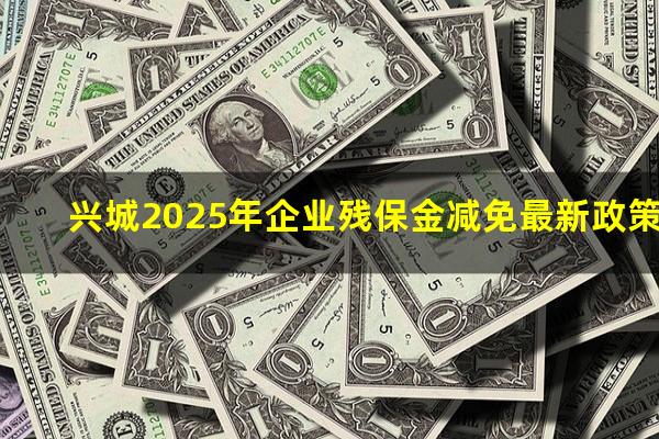兴城2025年企业残保金减免最新政策