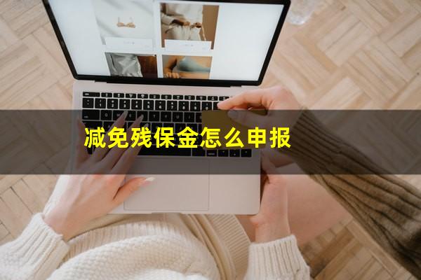 减免残保金怎么申报
