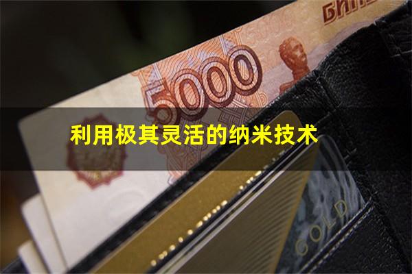 利用极其灵活的纳米技术