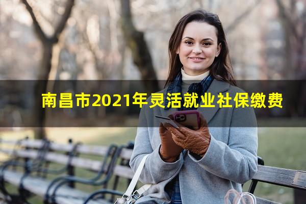 南昌市2021年灵活就业社保缴费