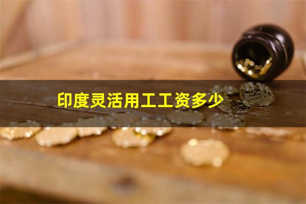 印度灵活用工工资多少