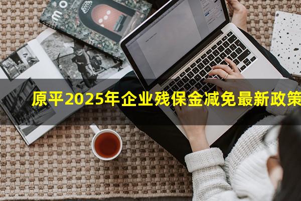 原平2025年企业残保金减免最新政策
