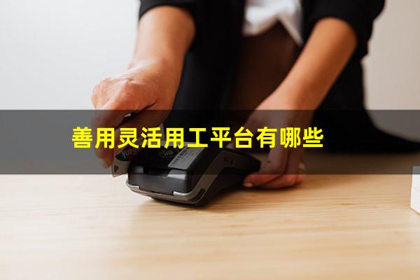 善用灵活用工平台有哪些