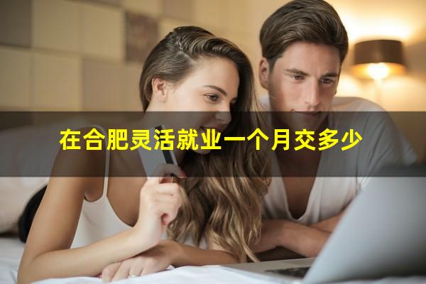 在合肥灵活就业一个月交多少
