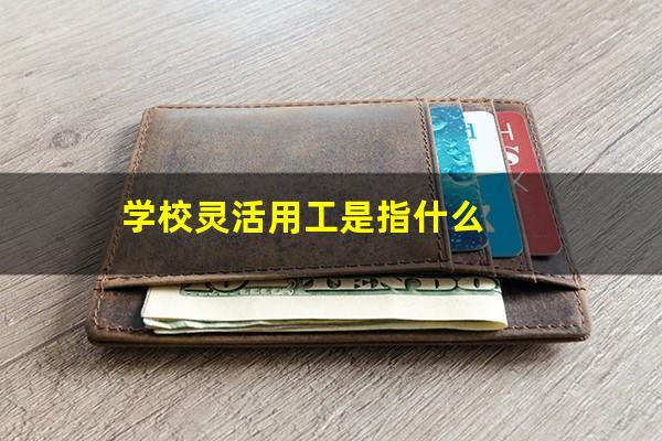 学校灵活用工是指什么