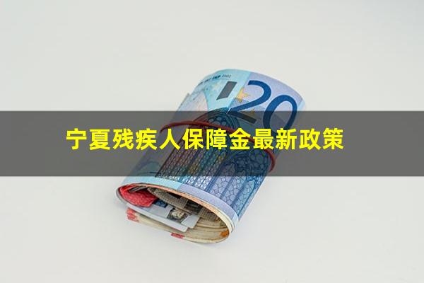 宁夏残疾人保障金最新政策