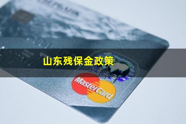 山东残保金政策