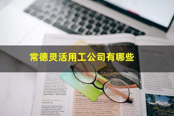 常德灵活用工公司有哪些