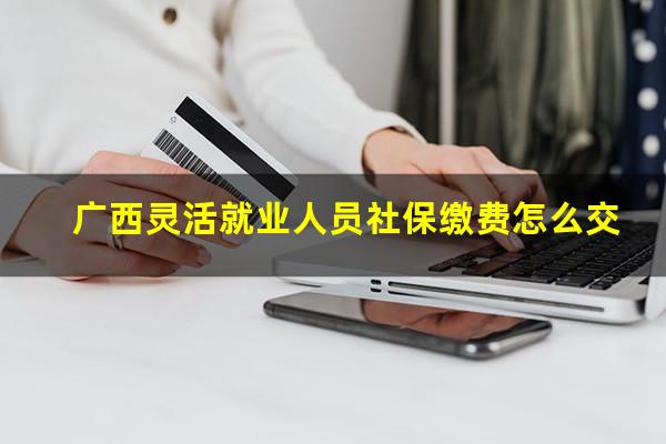 广西灵活就业人员社保缴费怎么交