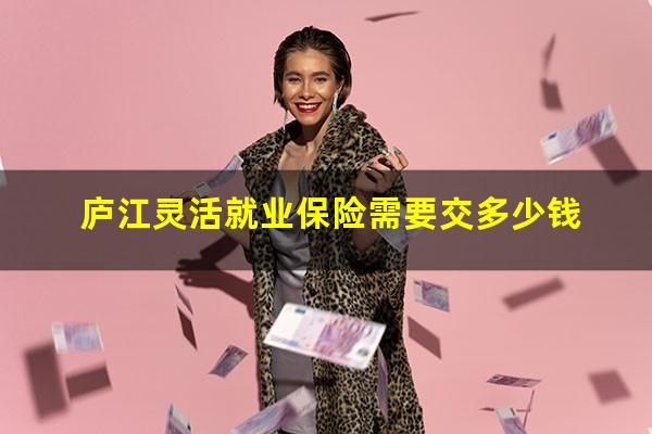 庐江灵活就业保险需要交多少钱