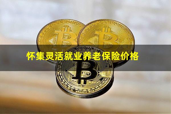 怀集灵活就业养老保险价格