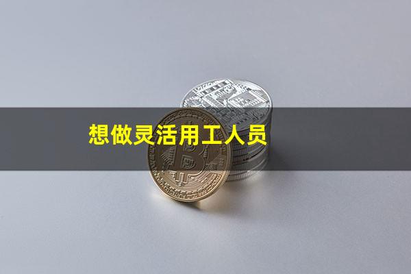 想做灵活用工人员