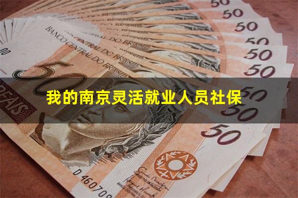 我的南京灵活就业人员社保