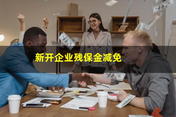 新开企业残保金减免