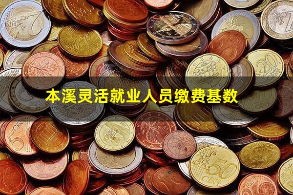 本溪灵活就业人员缴费基数