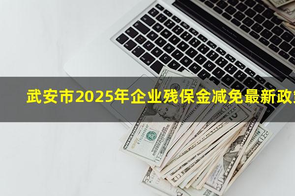 武安市2025年企业残保金减免最新政策