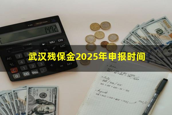 武汉残保金2025年申报时间