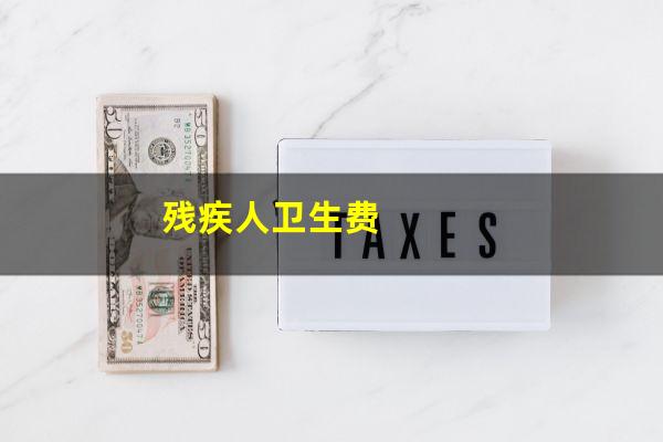 残疾人卫生费