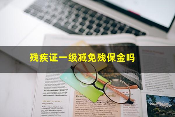 残疾证一级减免残保金吗