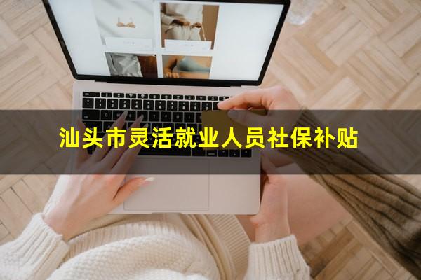 汕头市灵活就业人员社保补贴
