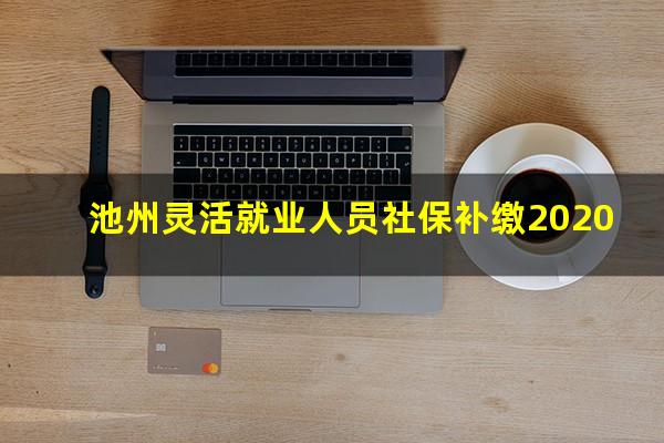 池州灵活就业人员社保补缴2020