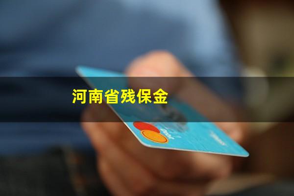 河南省残保金
