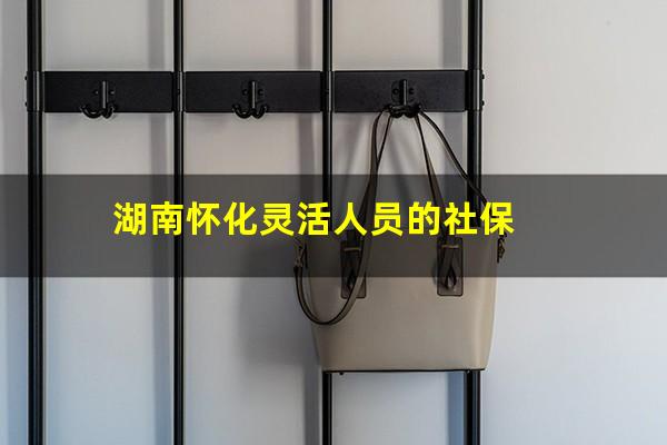 湖南怀化灵活人员的社保