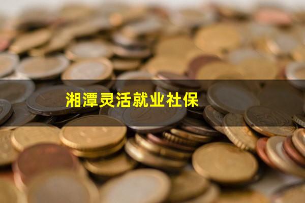湘潭灵活就业社保