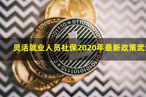 灵活就业人员社保2020年最新政策武汉