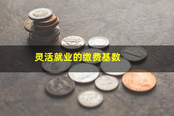 灵活就业的缴费基数