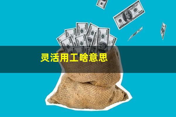灵活用工啥意思