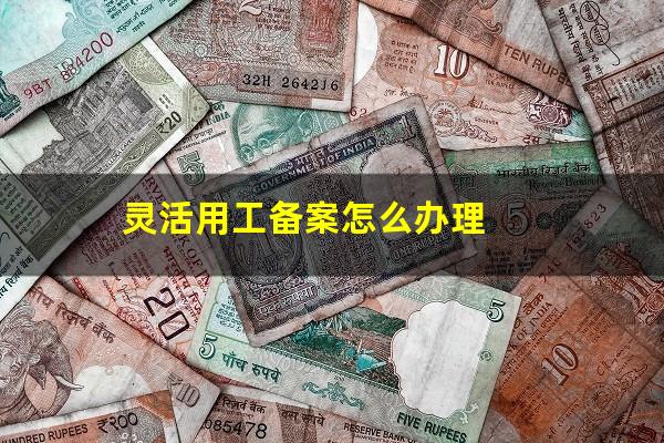 灵活用工备案怎么办理