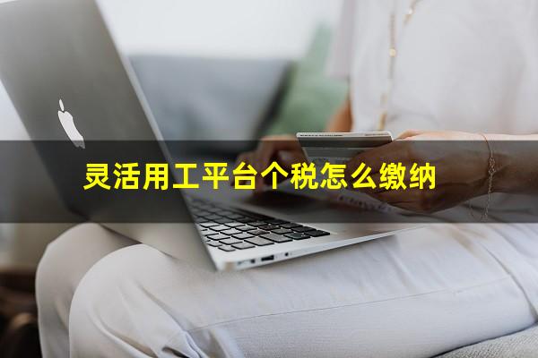 灵活用工平台个税怎么缴纳