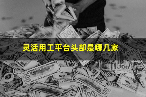 灵活用工平台头部是哪几家