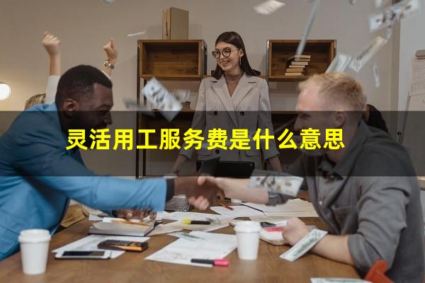 灵活用工服务费是什么意思