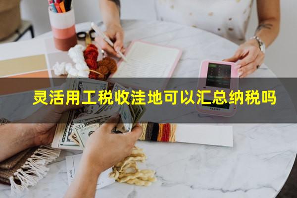 灵活用工税收洼地可以汇总纳税吗
