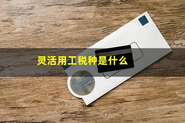 灵活用工税种是什么