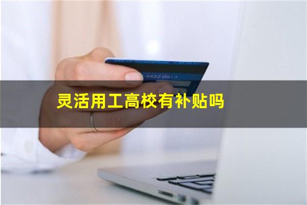 灵活用工高校有补贴吗