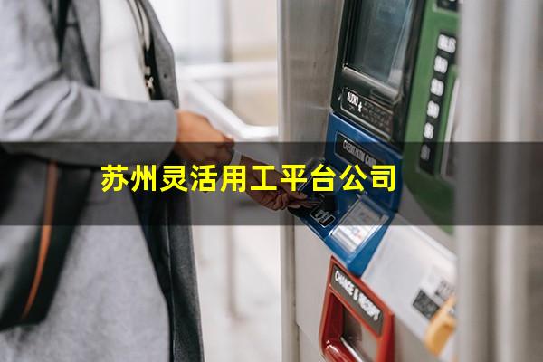 苏州灵活用工平台公司