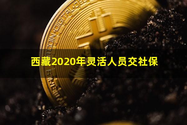西藏2020年灵活人员交社保