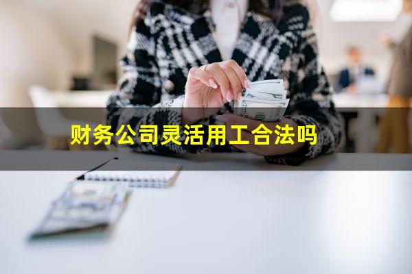 财务公司灵活用工合法吗
