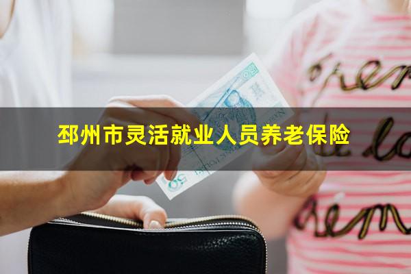邳州市灵活就业人员养老保险