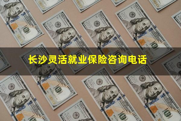 长沙灵活就业保险咨询电话