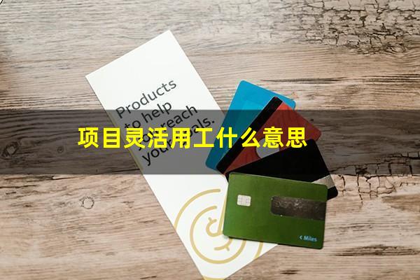 项目灵活用工什么意思